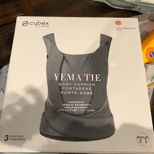 Cybex- Patinum: Yema Tie Baby Carrier in Manhattan Grey